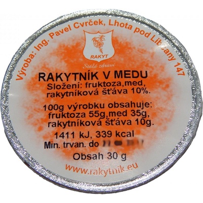 Rakytník Cvrček Rakytník v medu porcovka 30 g