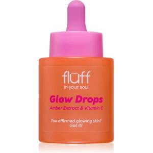 Fluff Glow Drops озаряващ серум с витамин С Amber Extract 30ml