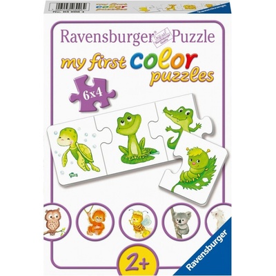 Ravensburger Moje první Barevná zvířátka 6 x 4 dielov