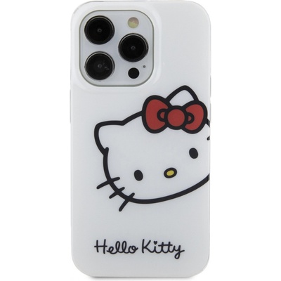 Hello Kitty IML Head Logo Apple iPhone 15 PRO MAX bílé