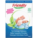 Friendly Organic Натурален бебешки прах за пране Friendly Organic, 1 кг