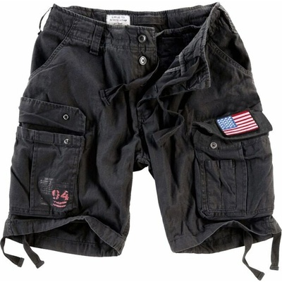 Airborne Vintage Shorts Patch černé