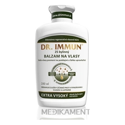 DR. immun Balzam na vlasy 25 bylinný 250 ml