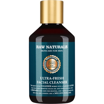 Raw Naturals Raw Naturals, Ultra-Fresh Facial Cleanser, Energizing, Cleansing Gel, For Face, 250 ml