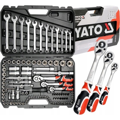 YATO Gola sada 1/2", 3/8", 1/4" 111 ks