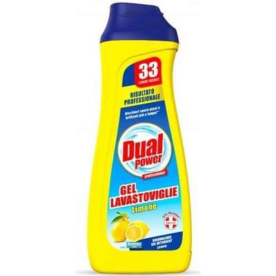 Dual Power All in1 Lemon Gél do umývačky riadu 660 ml