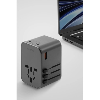 Energea Зарядно устройство Energea GaN65 USB-C PD 65W + PPS 55W (TWA.GAN65.GUN)