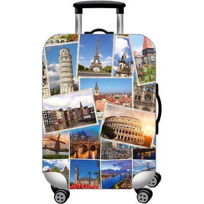 UYAR Калъф за куфар "Около света", размер l 77х50х30 см, за куфари с 4 ко 12344