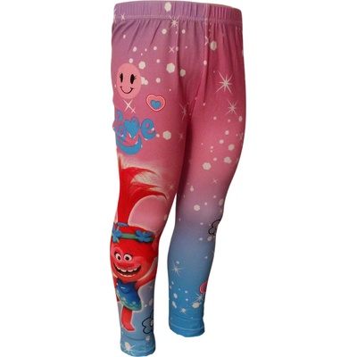 Eplusm Dívčí legíny TROLLS fialové Růžovofialová