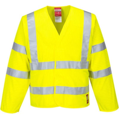 Portwest FR85 Hi-Vis Antistatická blúza - Plameňu odolná žlté