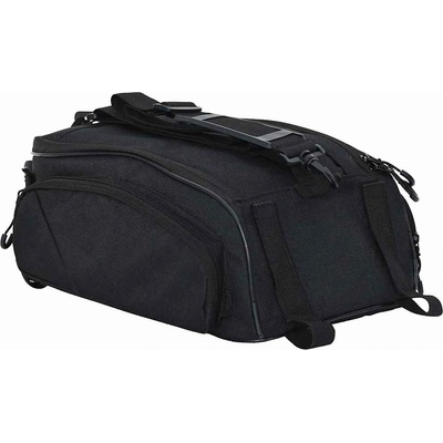 vidaXL Чанта за велосипед Черно 38 x 21 x 16 см Полиестер (42008083)