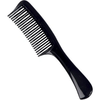 Eurostil Dual Comb dvojradový hrebeň čierny 00407