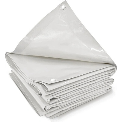 JAGO Plachta 650 g/m² hliníková oka bílá 4 x 8 m