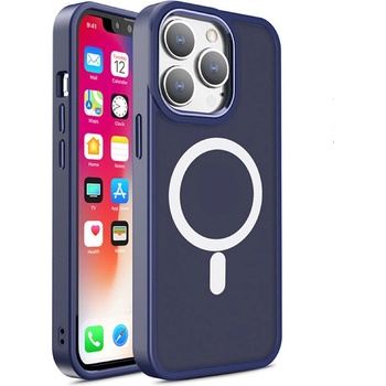 HQWear Кейс HQWear Color Matte за iPhone 15 Pro, съвместим с MagSafe, тъмносин (KXG0072513)