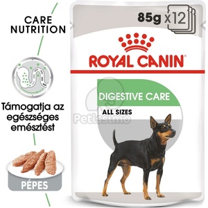 Royal Canin Digestive Care- пълноценна храна за кучета с чувствително храносмилане 12 x 85 гр
