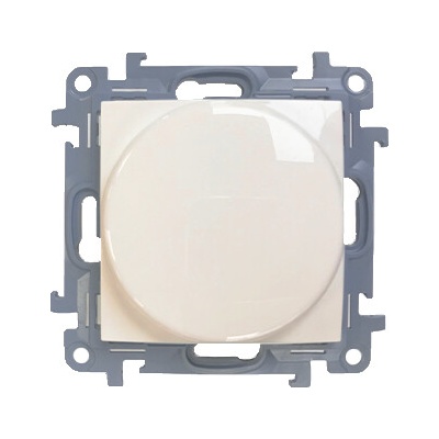 Stmívač pro stmívatelné LED, otočné ovládání, tlačítkové spínání,, Simon 10 CS9LA.01/41
