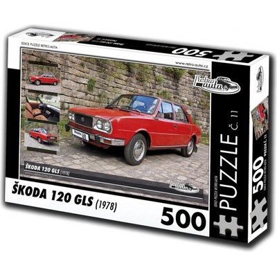 Retro-auta č. 11 Škoda 120 GLS 1978 500 dielov