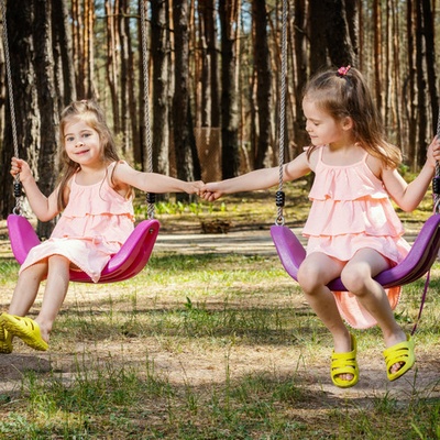 BPP Hojdačka LUX plastové sedátko ružová