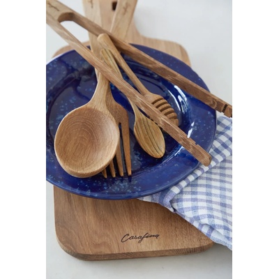 Příbor teakový 31x7cm OAK WOOD ACCESSORIES dub|přírodní balení|Casafina by Costa Nova