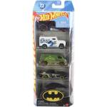 Mattel Hot Wheels: колички: Комплект 5 колички на Батман (JLN10)
