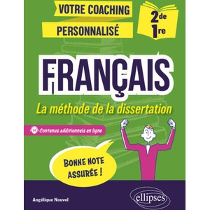 Français. 2de-1re. La méthode de la dissertation | Nouvel (2026)
