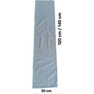 LKV Lomnice Vánoční set: Běhoun + 4 ks prostírání hvězdičky 30 x 140 cm