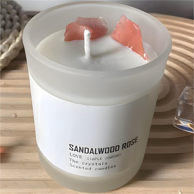 HARAHU Ароматна свещ - Сандалово дърво / Роза kp32744 (32744)