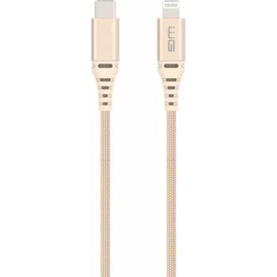 Winner USB-C/Lightning datový kabel 1m zlatý 8591194093791