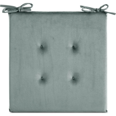 Takoy Sametový podsedák GAJA s ozdobným prošíváním a praktickými šňůrkami-HF-463967 | 40 x 40 cm
