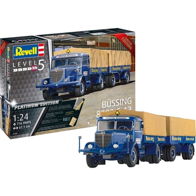 Revell Büssing 8000 S 13 s přívěsem Platinum Edition Gift-Set auto 07580 1:24