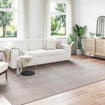 vidaXL Килим за вътрешно помещение LUGO Таупе 200 x 280 см Полиестер (42022705)