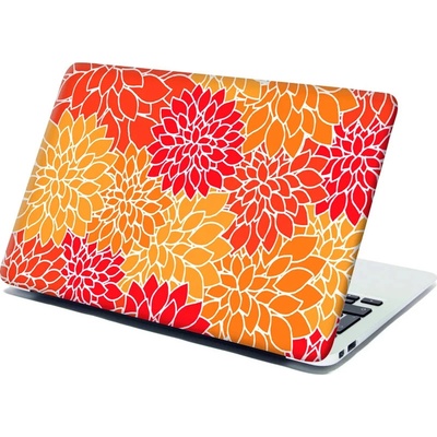 Sablio Samolepka na notebook Barevné květiny - 38x26 cm