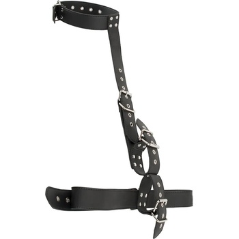Image 1 of Vegan Fetish Restraint Set Black