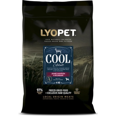 Lyopet Cool Adult Jehně s hovězím a s bylinkami 12 kg
