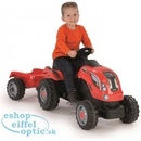 SMOBY Šliapací traktor Farmer XXL červený s vozíkom