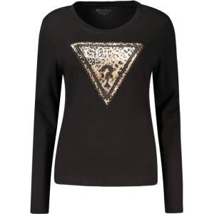 Guess jeans Дамска блуза с дълъг ръкав jeans guess, Размер l, Цвят Черен (w6bi57k7387_nejblk)