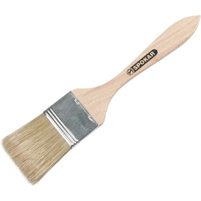 SPOKAR Štětec plochý zahlazovák, dřevěné držadlo, 3"