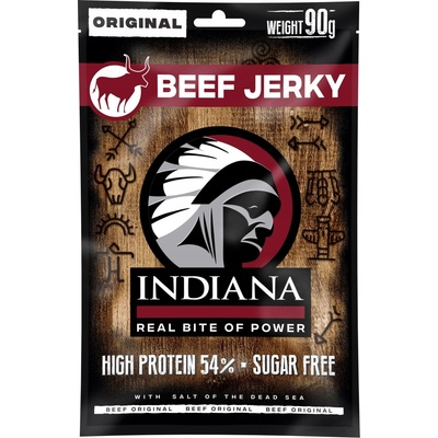Indiana Jerky Beef Jerky Original sušené mäso hovädzie 90 g