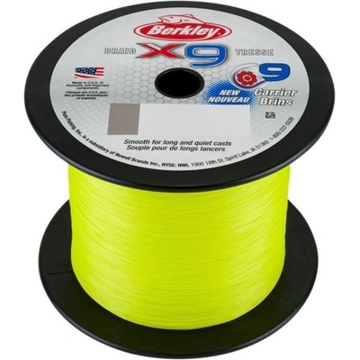 Berkley Šnúra X9 Flame Green 1m 0,12mm 12,1kg