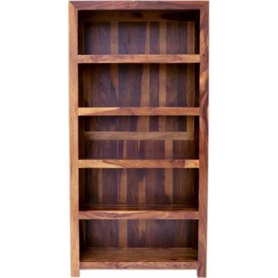 indickynabytek.cz Knihovna Kali 90x180x35 z indického masivu palisandr/sheesham