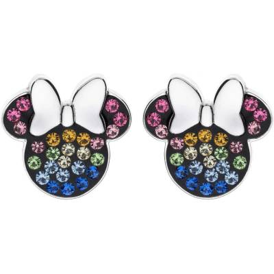 Disney stříbrné náušnice pecky Minnie Mouse E903207SRML