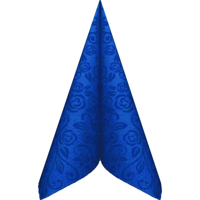 Airlaid servítky Premium dekor R tmavomodré 40x40cm 50ks