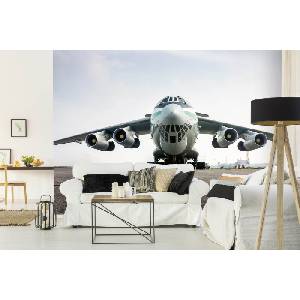 DIMEX ART Самозалепваща се флизелинова фототапета голям товарен самолет 375 x 250 см
