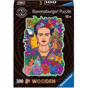 Ravensburger Дървен пъзел Ravensburger от 300 части - Фрида Кало (12001540)