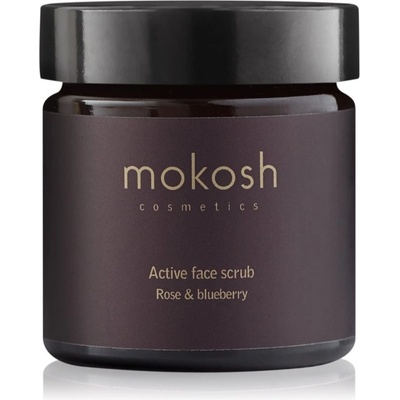 Mokosh Rose & Blueberry hydratačný pleťový peeling 60 ml