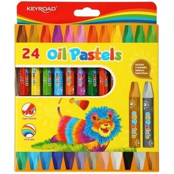 KEYROAD Olejové pastely 24 ks