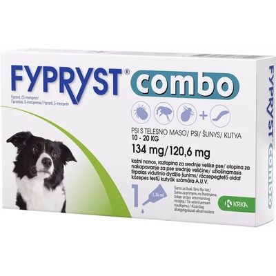 FYPRYST Fypryst Combo 134 mg. - Фиприст Комбо за кучета от 10 до 20 кг. 3 броя пипети