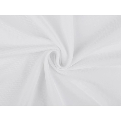 Velvet / samet strukturovaný jednobarevný, střední, 1 bílá