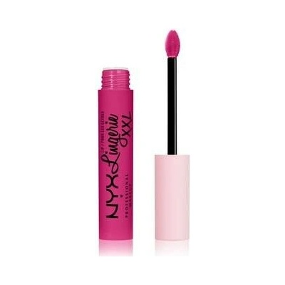 NYX Professional Makeup Lip Lingerie XXL matte tekutá rtěnka tmavě červená 4 ml