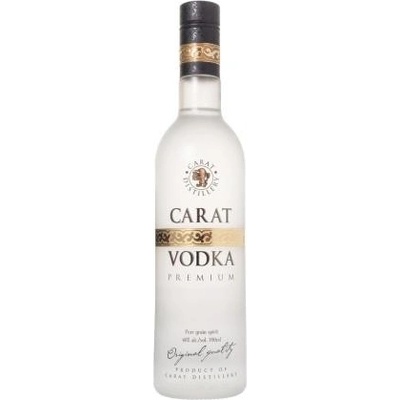 CARAT VODKA PREMIUM 40% 0,7 l (čistá fľaša)